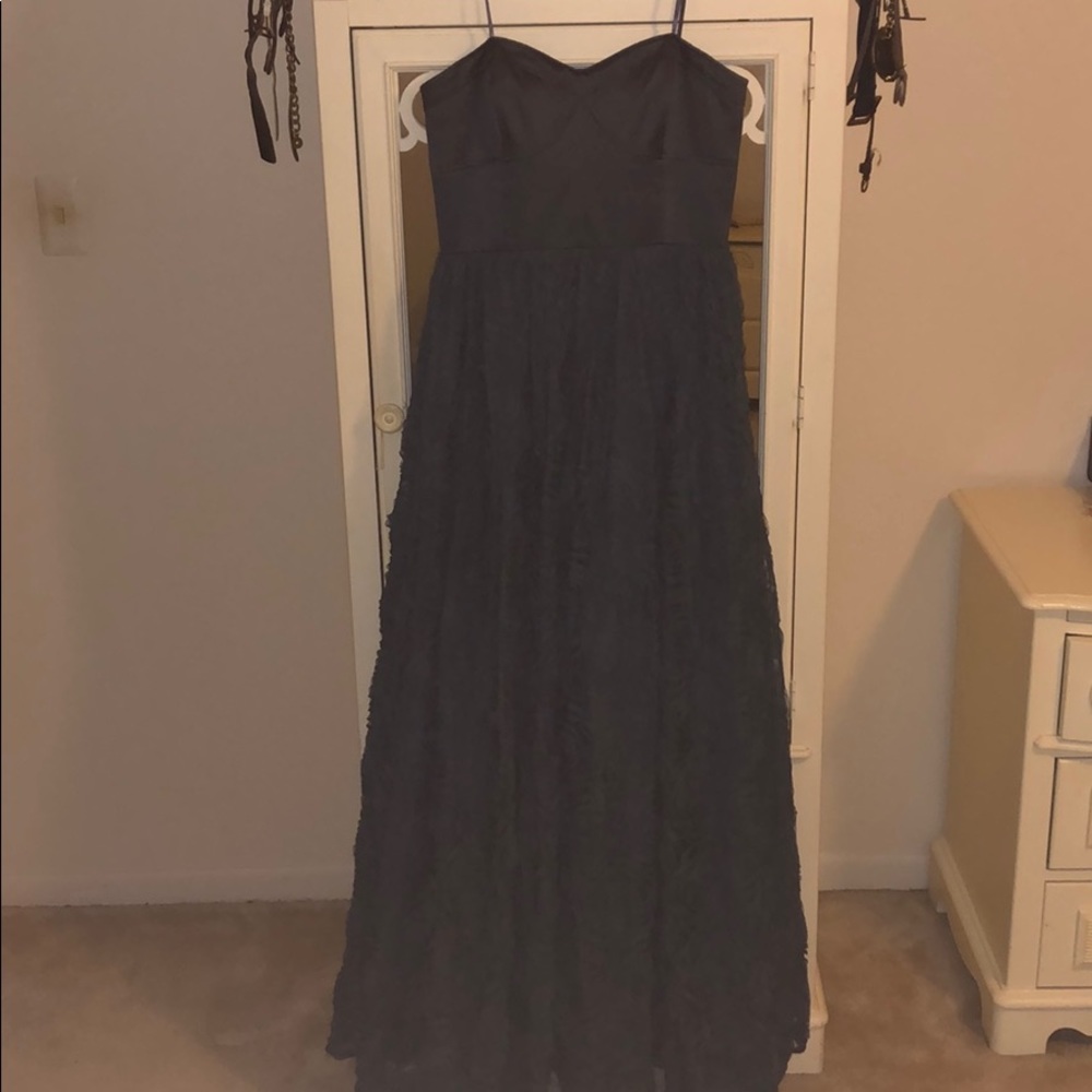 Navy Blue Ballgown / A-Line Prom Dress
